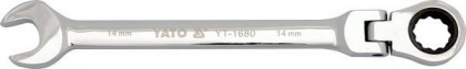 Klíč očkoplochý ráčnový 10 mm s kloubem
