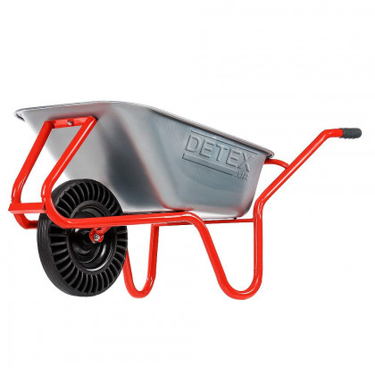 Kolečko Detex D2, pozink, kolo bantam 400-8, 85l, nosnost 180kg, kuličkové ložisko