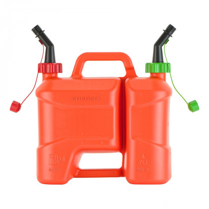 Kombinovaný kanystr 5 l + 3 l na palivo a olej PRESSOL 21 031