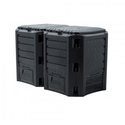 Kompostér MODULE COMPOGREEN černý 800l