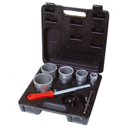 Korunka vykružovací, ø 33, 53, 67, 73, 83 mm, 8 ks