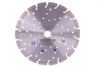 Kotouč diamantový segmentový laser 250mm