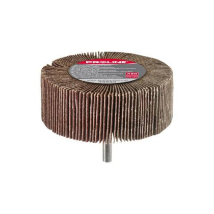 Kotouč lamelový brusný, 40 x 20 mm, O 6 mm, P40, na stopce, PROLINE, PROFIX