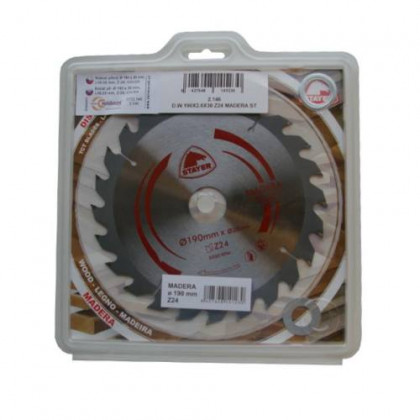 Kotouč pilový, Ø 190 x 2,4 x 30 mm, r. 16 - 20 mm, Z-40, STAYER