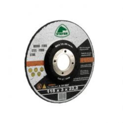 Kotouč řezný na kov, Ø 115 x 2,5 x 22,2 mm, T42, STANDARD, STAYER