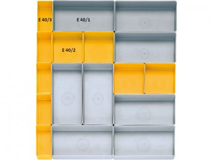 Krabičky SET 8xE40/1, 4xE40/2, 5xE40/3 17ks Industry