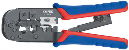 Krimpovací kleště pro konektory Western brunýrované 190 mm  - 975110