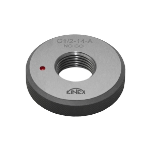 Kroužek mezní závitový KINEX G 1 1/2 zmetkový, DIN EN ISO 228