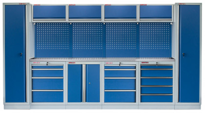 Kvalitní PROFI BLUE dílenský nábytek 3920 x 495 x 2000 mm - MTGS1300A88