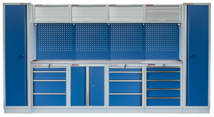 Kvalitní PROFI BLUE dílenský nábytek 3920 x 495 x 2000 mm - MTGS1300A99