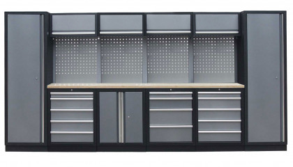 Kvalitní PROFI dílenský nábytek 3920 x 495 x 2000 mm - TGS1300AA Grey