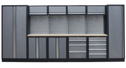 Kvalitní PROFI dílenský nábytek 4235 x 495 x 2000 mm - TGS1300AA6 Grey