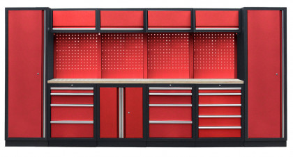 Kvalitní PROFI RED dílenský nábytek 3920 x 495 x 2000 mm - RTGS1300A8