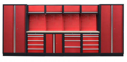 Kvalitní PROFI RED dílenský nábytek - 4535 x 2000 x 495 mm - RTGS1300AE