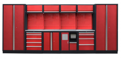 Kvalitní PROFI RED dílenský nábytek - 4535 x 2000 x 495 mm - RTGS1301AN