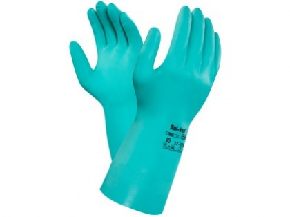 Kyselinovzdorné rukavice ANSELL SOL-VEX , vel. 10