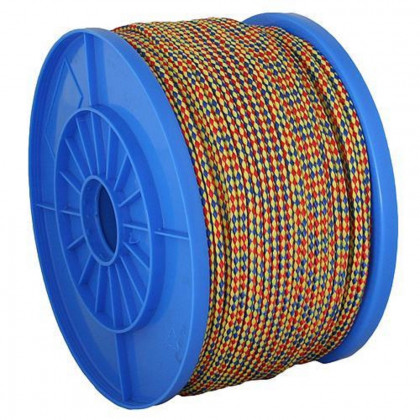 Lano PP 6mm, 90m, modrá, 173kg
