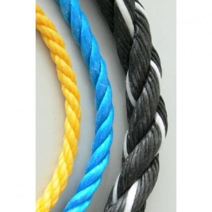 Lano stáčené PP 8 mm, 100 m, modré, ENPRO