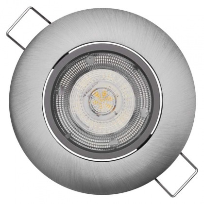 LED bodové svítidlo Exclusive stříbrné, 5W neutrální bílá