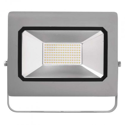 LED reflektor PROFI, 100W neutrální bílá, šedý