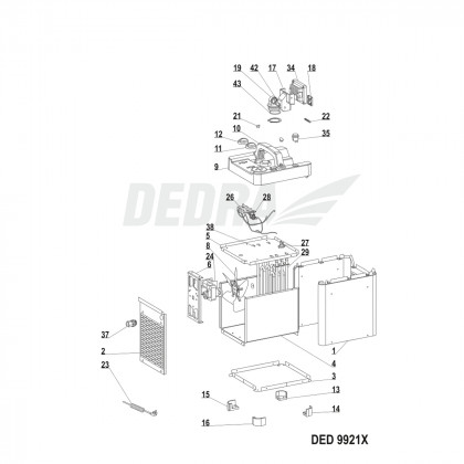 LED spínač KCD3