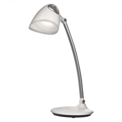 LED stolní lampa Carla, bílá