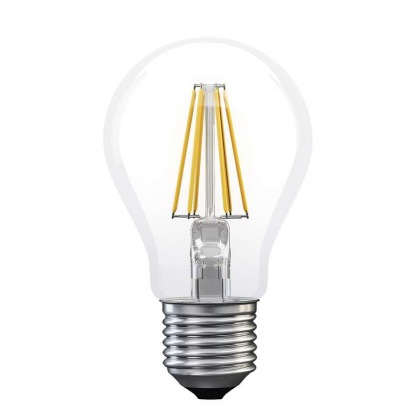 LED žárovka Filament A60 A++ 8W E27 teplá bílá