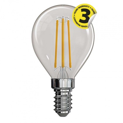LED žárovka Filament Mini Globe A++ 4W E14 neutrální bílá
