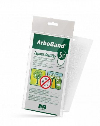 Lepové desky arboband bílé 5 ks/bal.