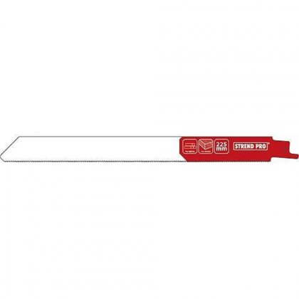 List do šavlové pily na kov a dřevo BI-METAL 225mm / 0,90mm / prac. délka 206mm