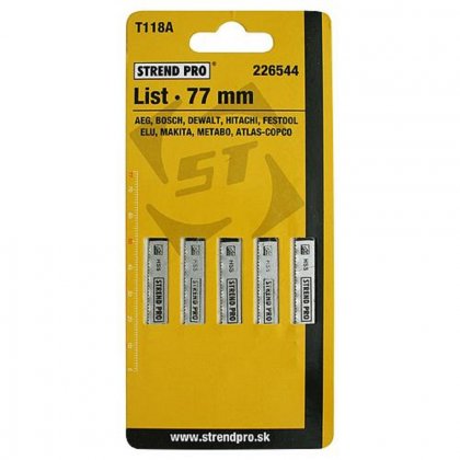 List STREND PRO T118A 77 mm, 21z, kov, bal. 5 ks