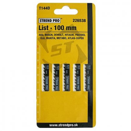 List STREND PRO T144D 100 mm, 6z, dřevo, bal. 5 ks