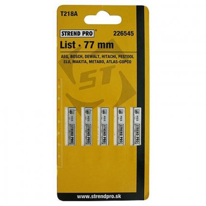 List STREND PRO T218A 77 mm, 21z, kov, bal. 5 ks