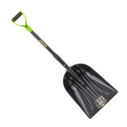 Lopata na sníh a obilí 36,5cm plastová se sklolaminátovou násadou krátká 115cm Procraft GPS-1150 | GPS-1150