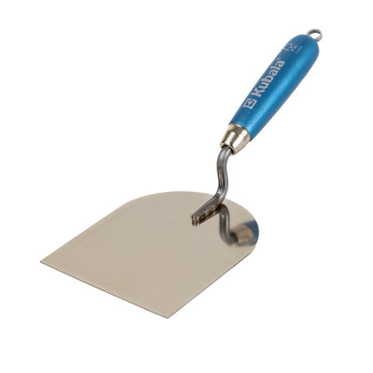 Lžíce štukatérská nerezová, dřevěná rukojeť | 100 mm