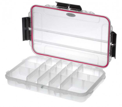 MAX Plastový box, 350x230xH 59mm, IP 67, barva transparentní, 3…