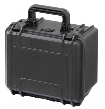 MAX Plastový kufr, 258x243xH 167,5mm, IP 67, barva černá