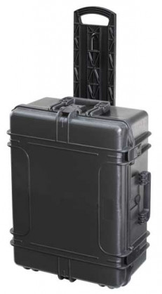 MAX Plastový kufr, 687x528xH 286mm, IP 67, barva černá. S…