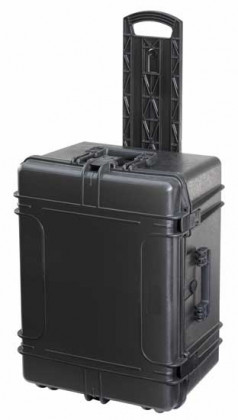 MAX Plastový kufr, 687x528xH 376mm, IP 67, barva černá. S…