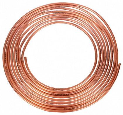 Měděná brzdová trubka, průměr 6 mm, délka 5m - WP476345