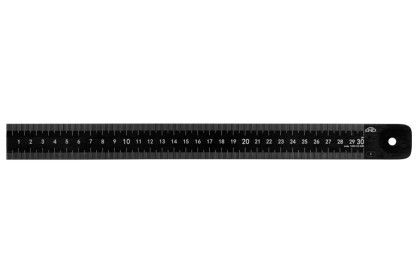 Měřítko ocelové tenké KINEX BLACK COAT 150mm, tř. př. 1, EC