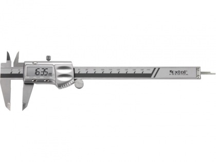 měřítko posuvné digitální kovové, 0-150mm, EXTOL PREMIUM