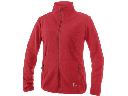 Mikina CXS GRANBY LADY, dámská, fleece, červená