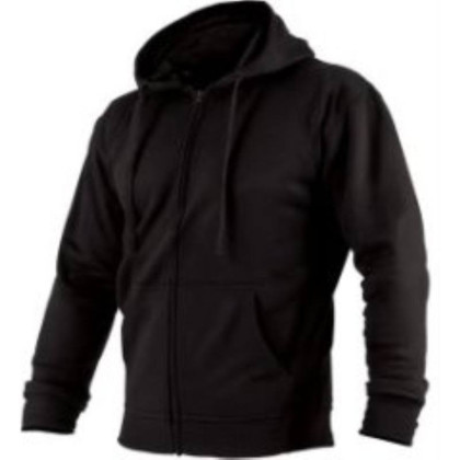 Mikina s kapucí PORA, XXXL černá STALCO S-44684