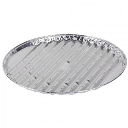 Miska MagicHome 33x1.5 cm, 3 ks, kulatá perforovaná ALU