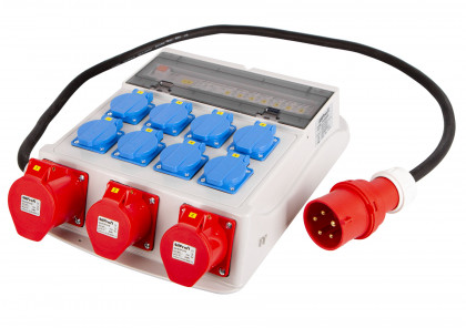 Mobilní rozvodná skříň 32 A, 11 výstupů - FNP8608