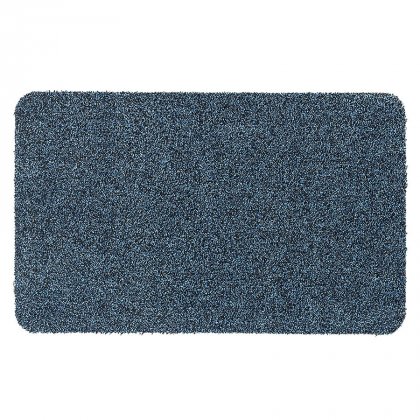 Modrá vnitřní vstupní čistící pratelná rohož Majestic - 50 x 80 cm