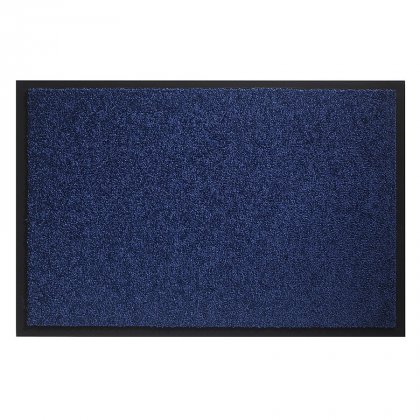 Modrá vnitřní vstupní čistící pratelná rohož Twister - 60 x 90 cm