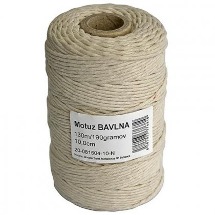 Motouz Cotton 4 TubePack 130 m, 190g
