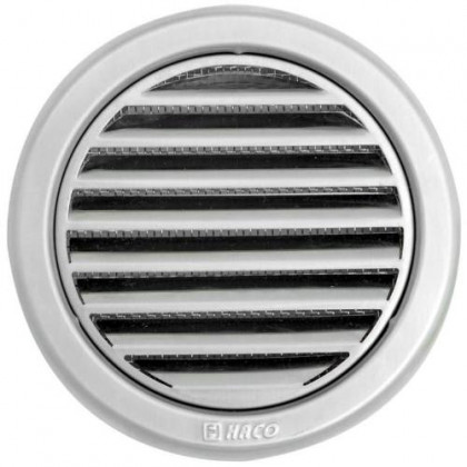 Mřížka větrací kruhová se síťovinou NVM, Ø 125 mm, nerez 0705